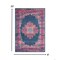 Homeroots 8 x 10 ft. Blue & Pink Medallion Area Rug 385256 - alternate 4